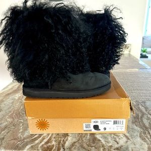 Ugg Mongolian short cuff boot